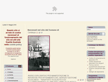 Tablet Screenshot of comune.cantalupo.is.it